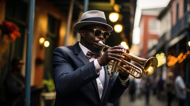 Le trompettiste funéraire de la jazz de la Nouvelle-Orléans est un leader animé dans un moment culturel.