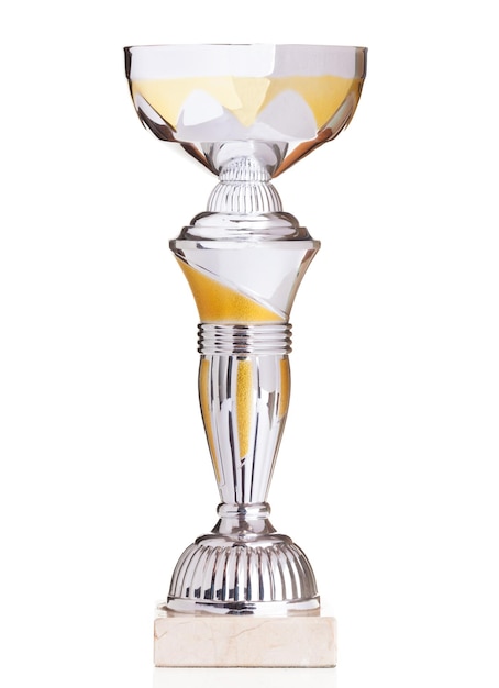 Trophée sur fond blanc