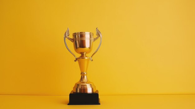 Trophée sur fond minimal