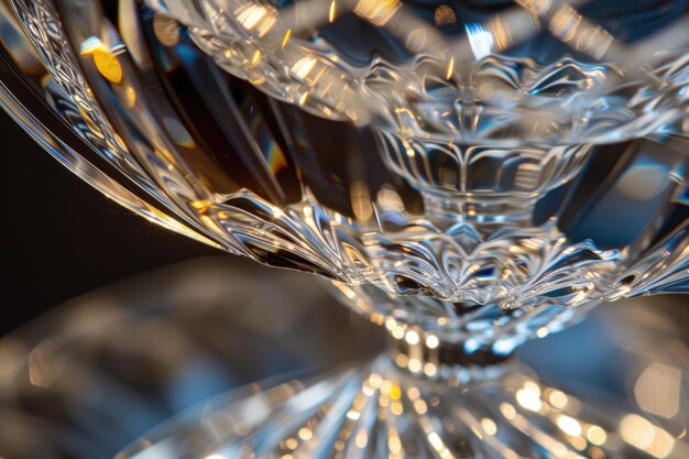 Trophée de verre ou de cristal