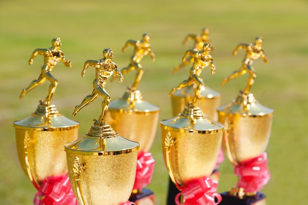 Photo trophées de piste et de champ