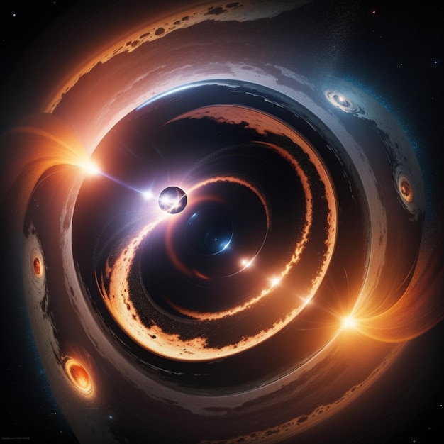 Trou noir Événement Horizon Vide cosmique Singularité gravitationnelle Abysse quantique Gouffre cosmique