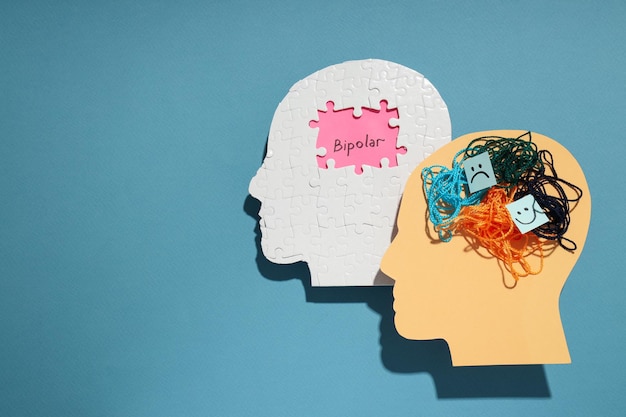 Trouble mental Espace de trouble bipolaire pour le texte