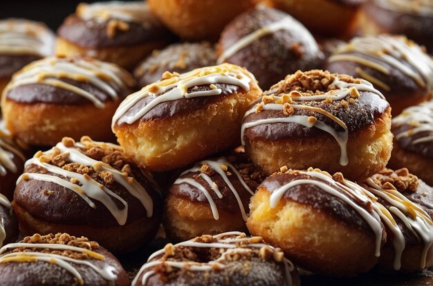 Des trous de beignets Tiramisu