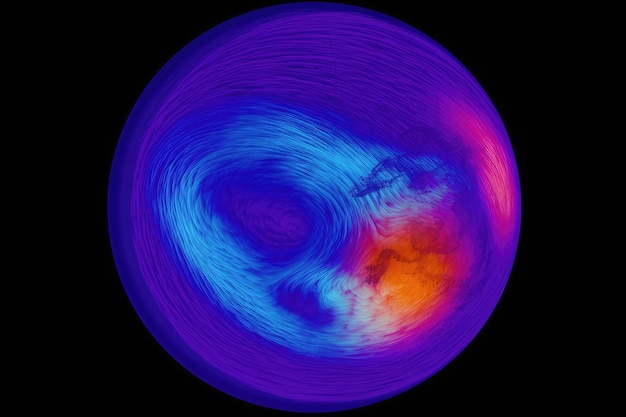 Les trous d'ozone, un phénomène naturel dans notre atmosphère AI Generative