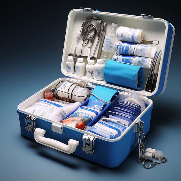 Photo trousse médicale d'urgence