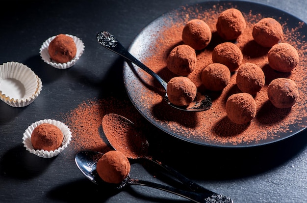 Truffes au chocolat