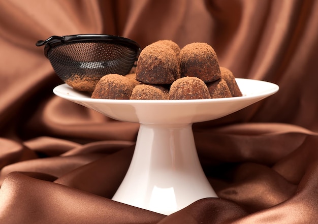 truffes au chocolat