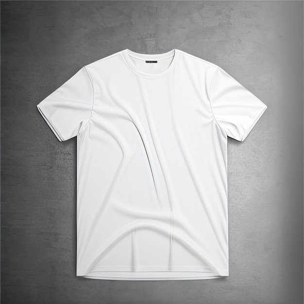 tshirt de maquette blanc de mode vierge