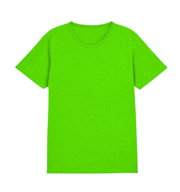 Tshirt vert isolé