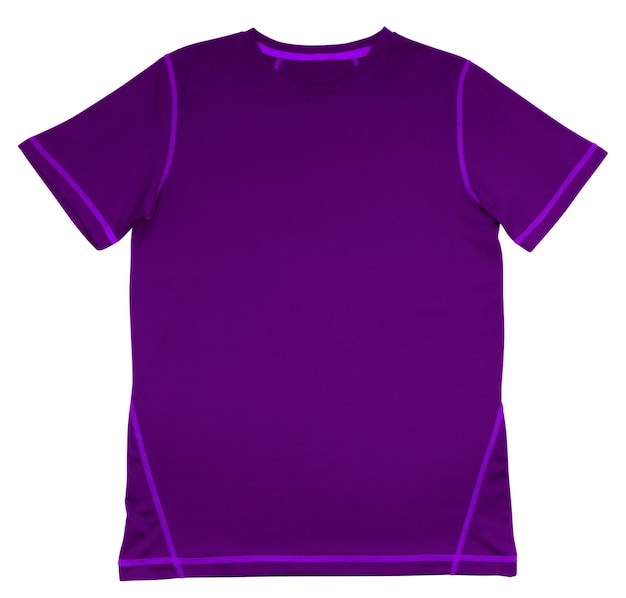 TShirt violet avec couture