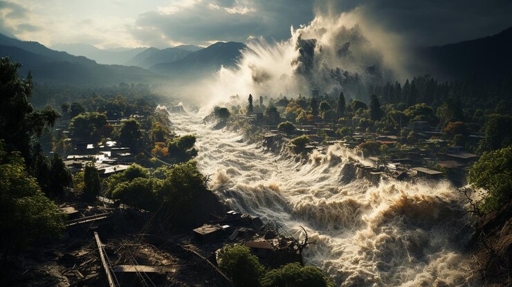 Photo les tsunamis dévastateurs