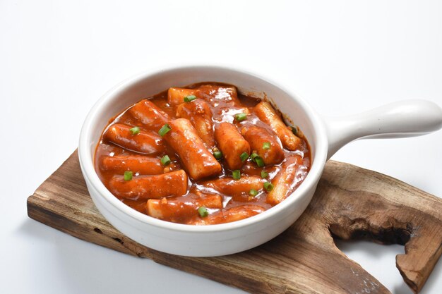 tteokbokki coréen épicé gâteau de riz coréen épicé