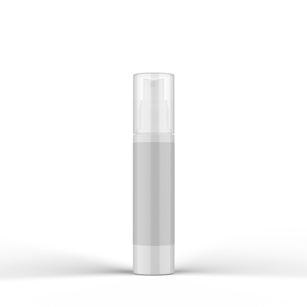Tube de spay cosmétique rendu 3d