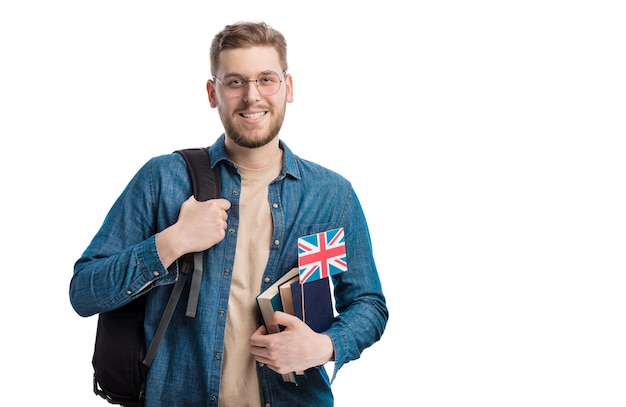 Étudiant anglais positif