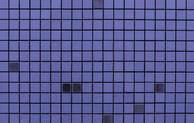 tuile de modèle de mosaïque abstraite géométrique bleue pour la cuisine