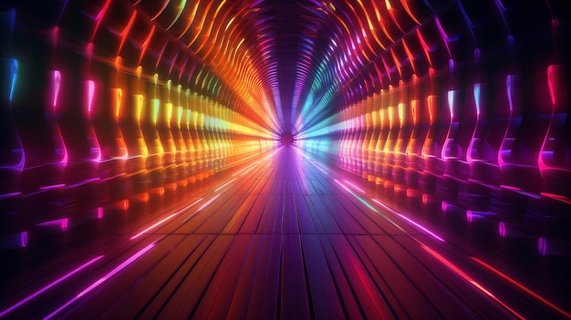 Le tunnel de l'arc-en-ciel