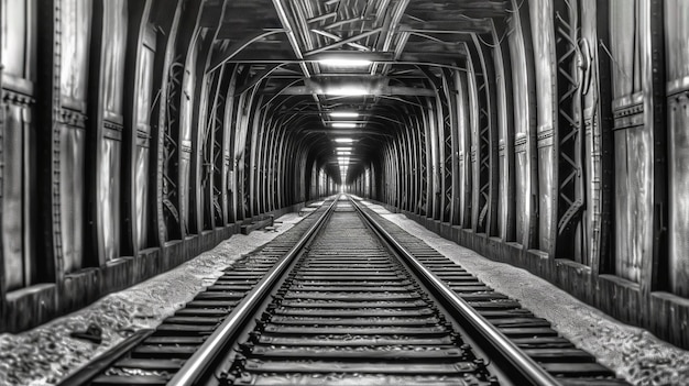 Un tunnel ferroviaire