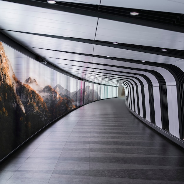 Le tunnel de Kings Cross vide