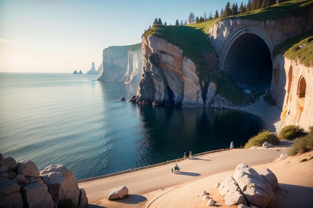 Un tunnel situé dans la baie de Fundy