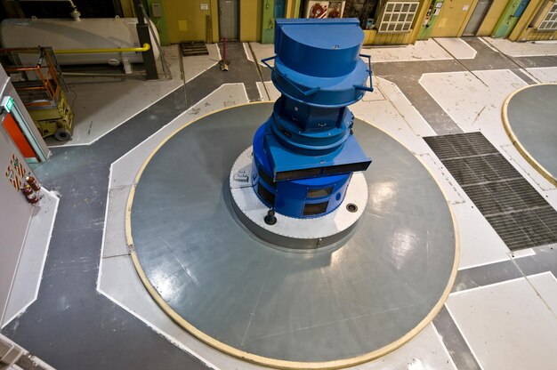 Photo turbine d'une centrale hydroélectrique