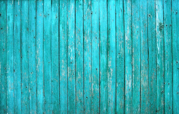 Photo turquoise grange peint vieux mur de planche de bois