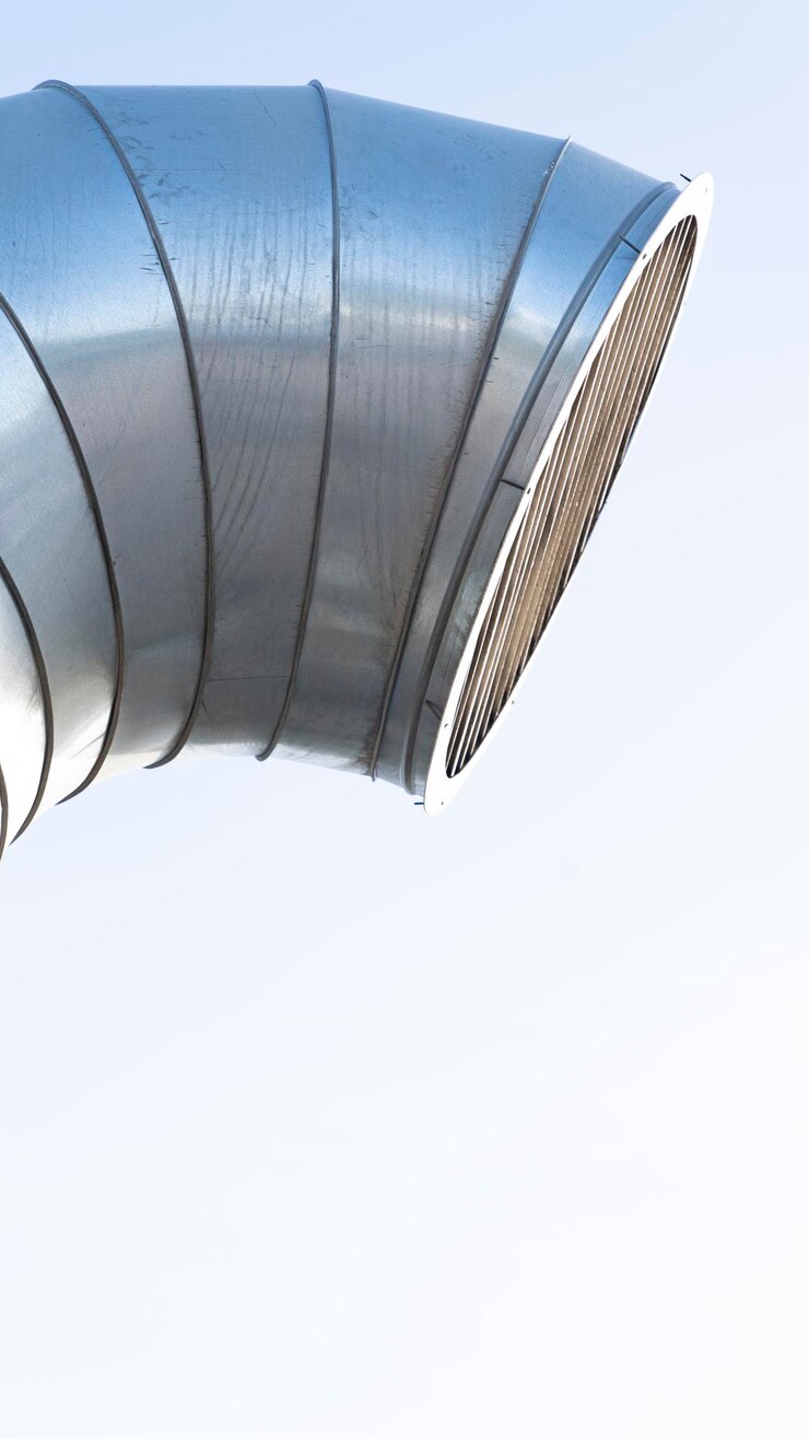 Photo tuyaux de conduits d'air tuyau de conduits flexibles
