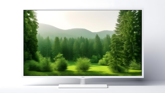 TV à écran plat 4K LCD ou à plasma mirage