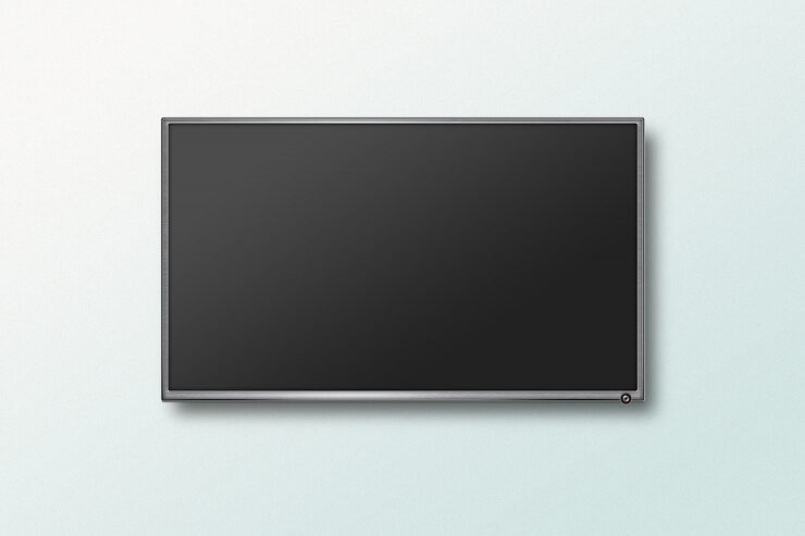 TV écran plat lcd sur le mur, plasma