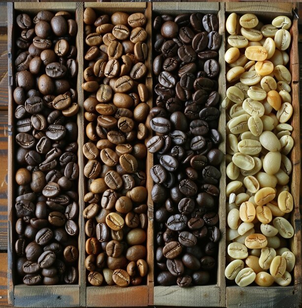 types de grains de café