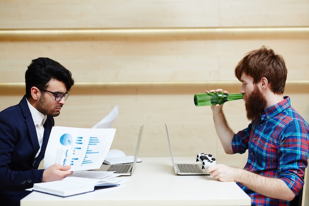 Types de travailleurs de bureau