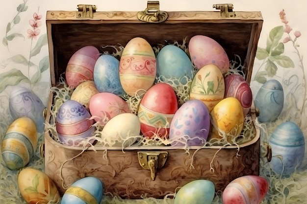 La typographie du slogan vintage est la saison de la chasse aux œufs de Pâques.