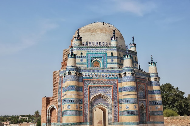 Uch Sharif ruines de mausolées vieux de plusieurs siècles fermer Bahawalpur Pakistan