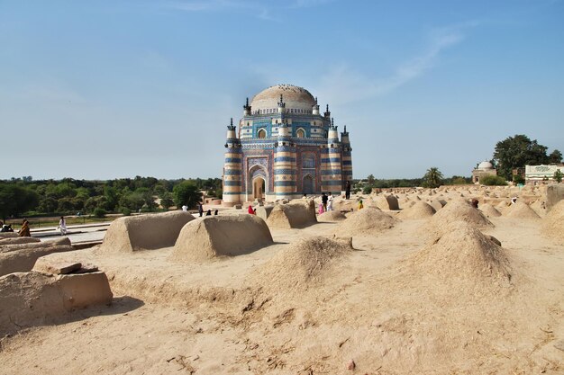 Uch Sharif ruines de mausolées vieux de plusieurs siècles fermer Bahawalpur Pakistan