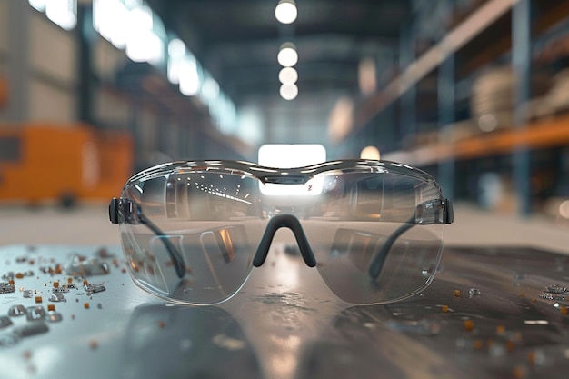 Photo uncover the versatility of uvresistant safety glas generative ai