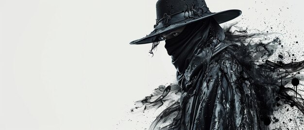 Photo un undertaker avec une touche d'horreur