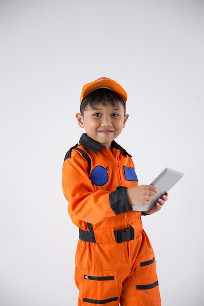 Uniforme enfant astronaute