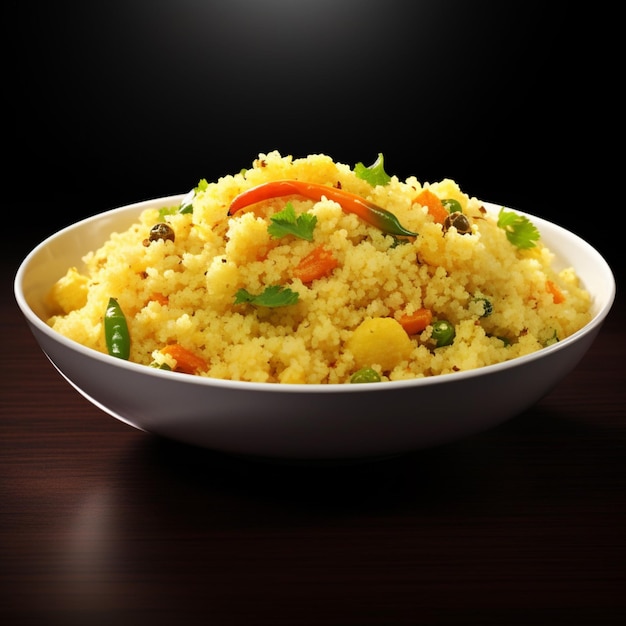 Upma avec fond blanc de haute qualité ultra hd