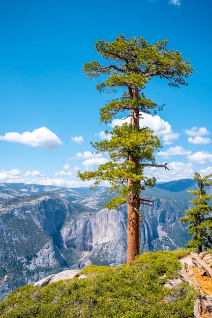 Upper Yosemite Fall de Sentinel Dome Yosemite National Park États-Unis