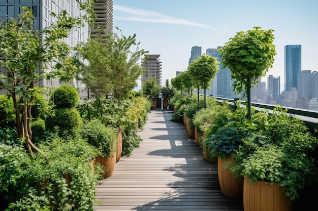 Urban Garden Oasis Espaces verts dans la villexA