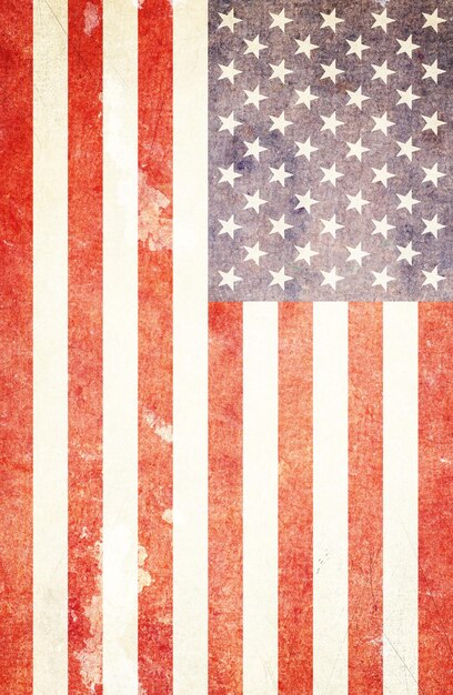 Usa conception vecteur de grunge de drapeau