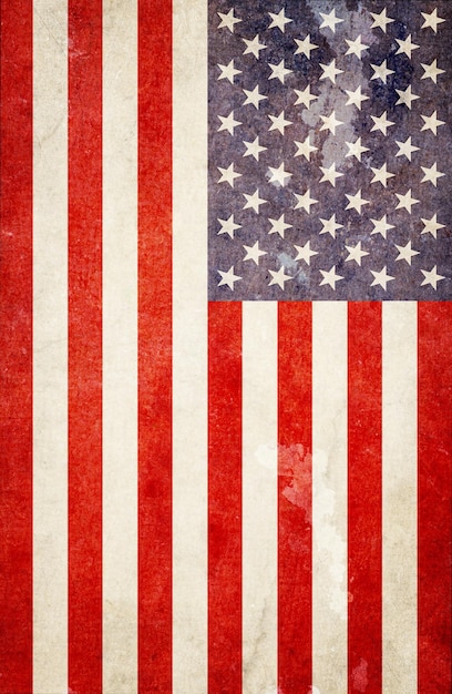 Usa conception vecteur de grunge de drapeau