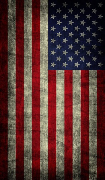 Usa conception vecteur de grunge de drapeau