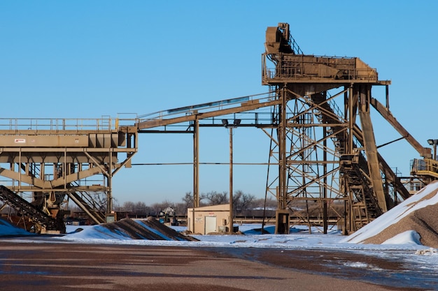 Usine de ciment.