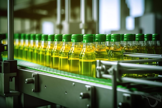 L'usine de mise en bouteille générative de jus d'orange pour le traitement et l'embouteillage du jus