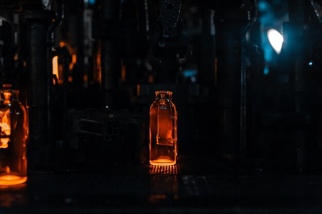 Usine pour la production de verrerie de bouteilles