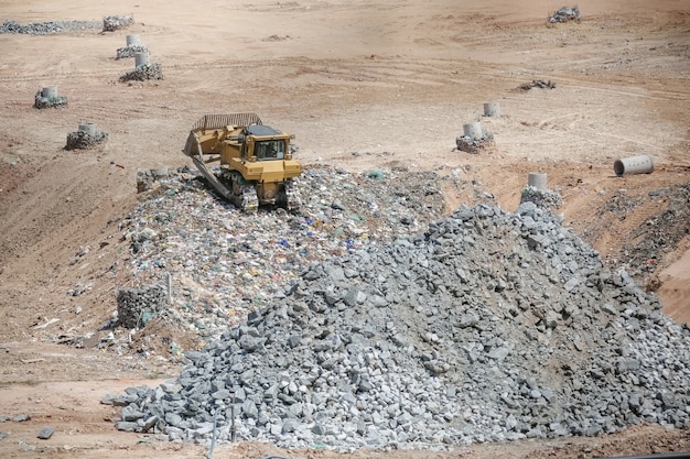 L'usine de traitement des déchets est une déchetterie