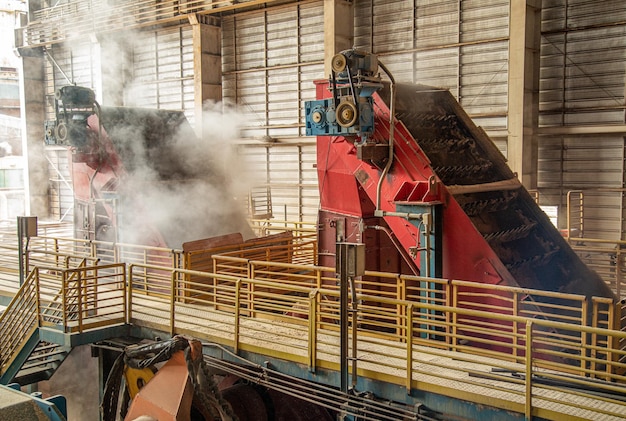 Usine de transformation de la canne à sucre