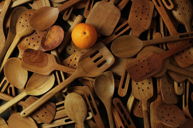 Ustensiles de cuisine en bois