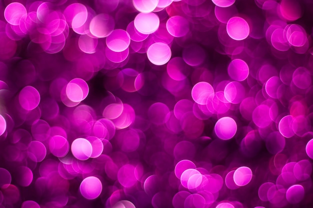 Vacances de paillettes brillantes violet beau fond abstrait flou bokeh.